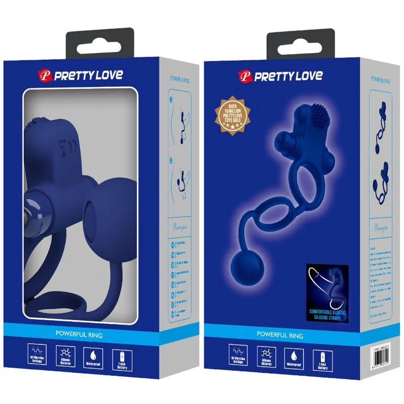 PRETTY LOVE - REMINGTON ANEL VIBRADOR DUPLO COM PLUG AZUL - Image 10