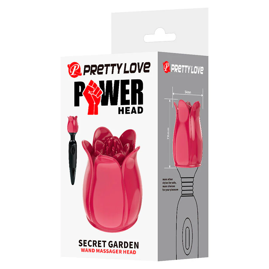 PRETTY LOVE - SECRET GARDEN CABEÇA DE MASSAGEM ROSA - Image 9