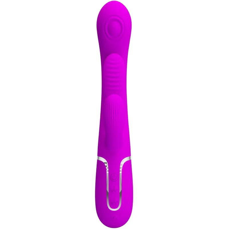 PRETTY LOVE - SHANIA TRIPLE RABBIT VIBRADOR MULTIFUNCIONAL ROSA - Image 2