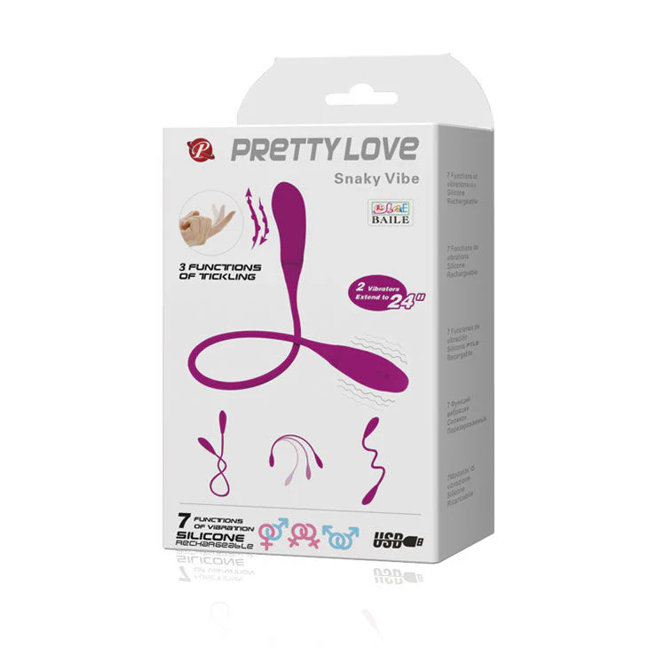 PRETTY LOVE - SMART VIBRADOR SNAKY VIBE 7 V + 3 CÓCEGAS - Image 9
