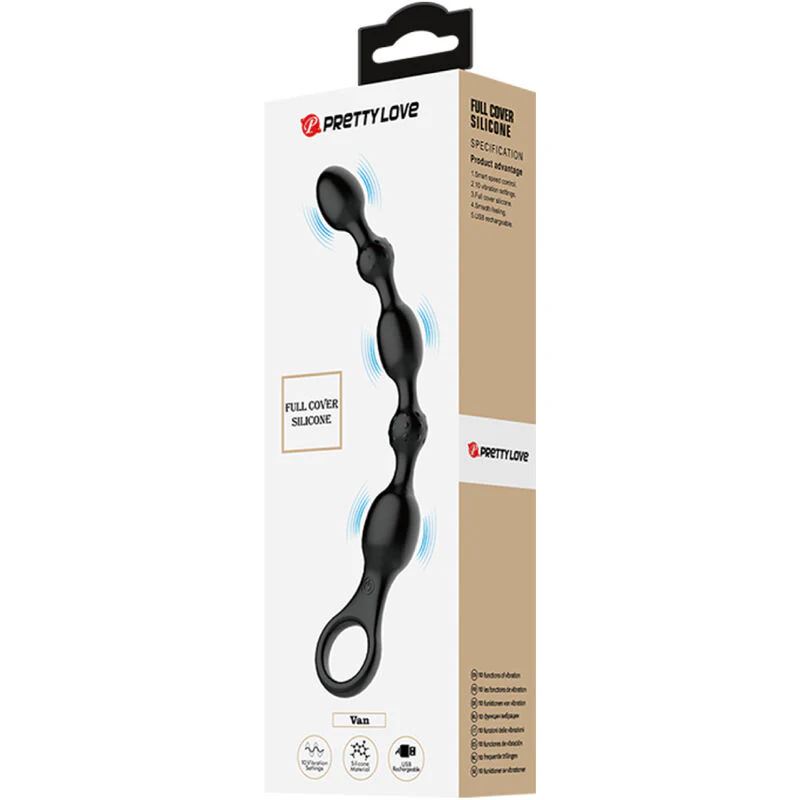 PRETTY LOVE - VAN ANAL BALLS 10 VIBRAÕES SILICONE RECARREGVEL - Image 9