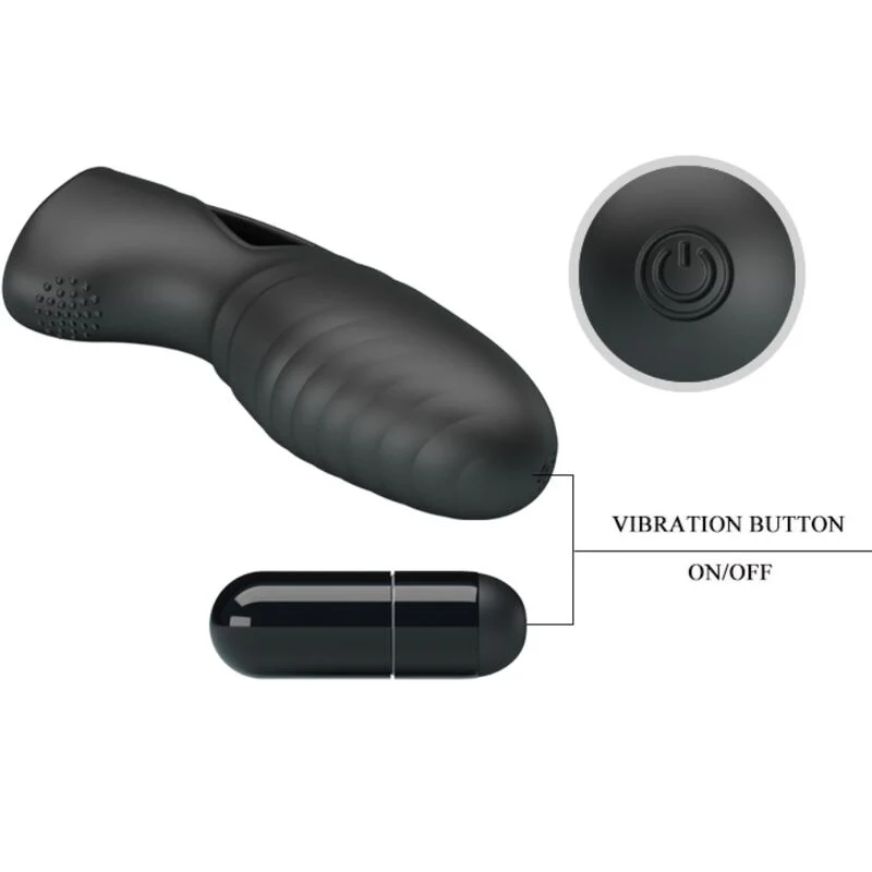 PRETTY LOVE - VIBRADOR DE DEDO DE SILICONE ALAN PRETO - Image 6