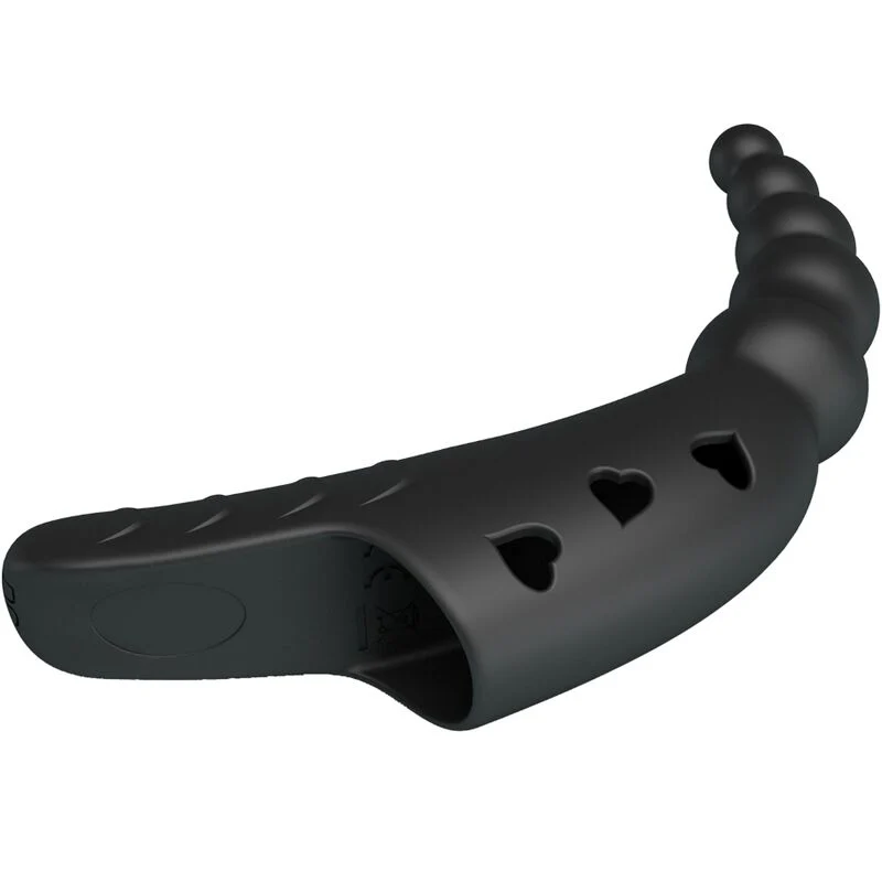 PRETTY LOVE - VIBRADOR DE DEDO JORDIN 10 VIBRAÇÕES PRETO - Image 4
