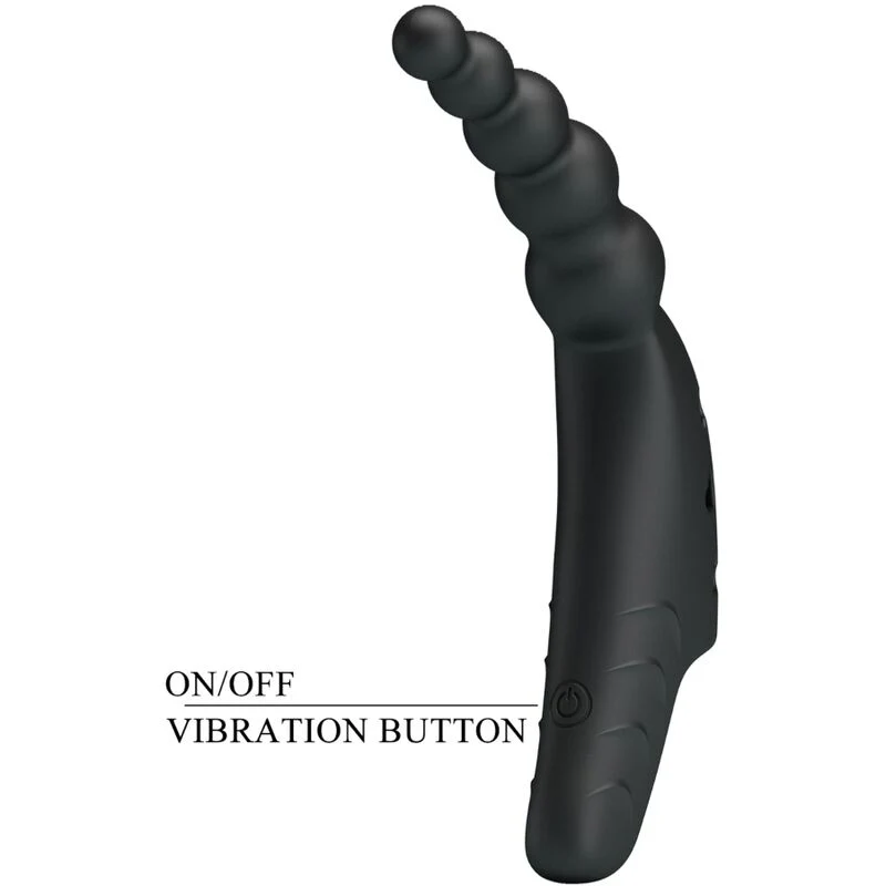 PRETTY LOVE - VIBRADOR DE DEDO JORDIN 10 VIBRAÇÕES PRETO - Image 8
