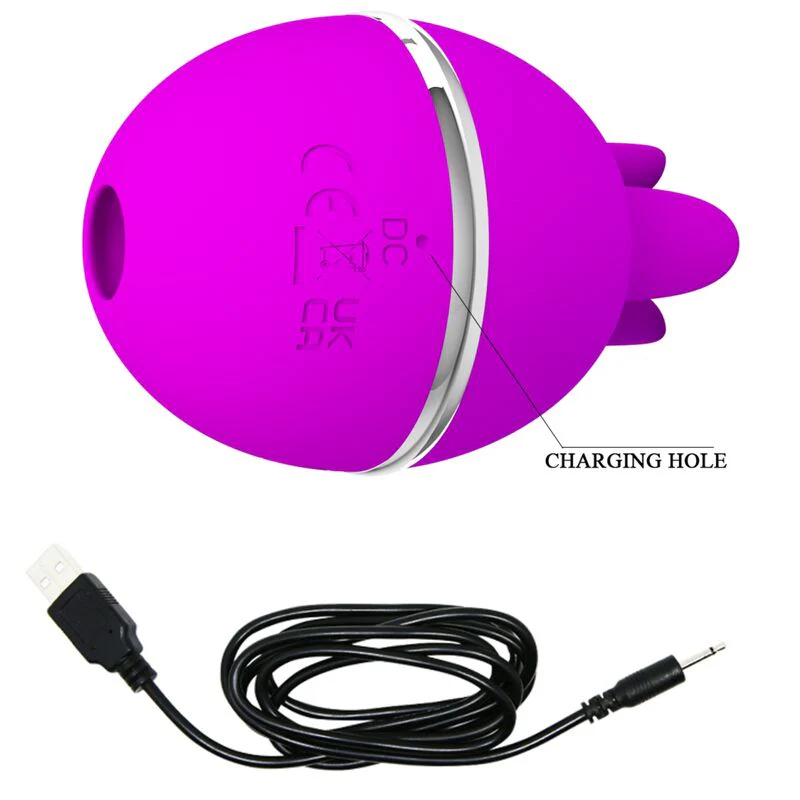 PRETTY LOVE - VIBRADOR DE SILICONE REDONDO ROXO BOLA GEMINI - Image 3
