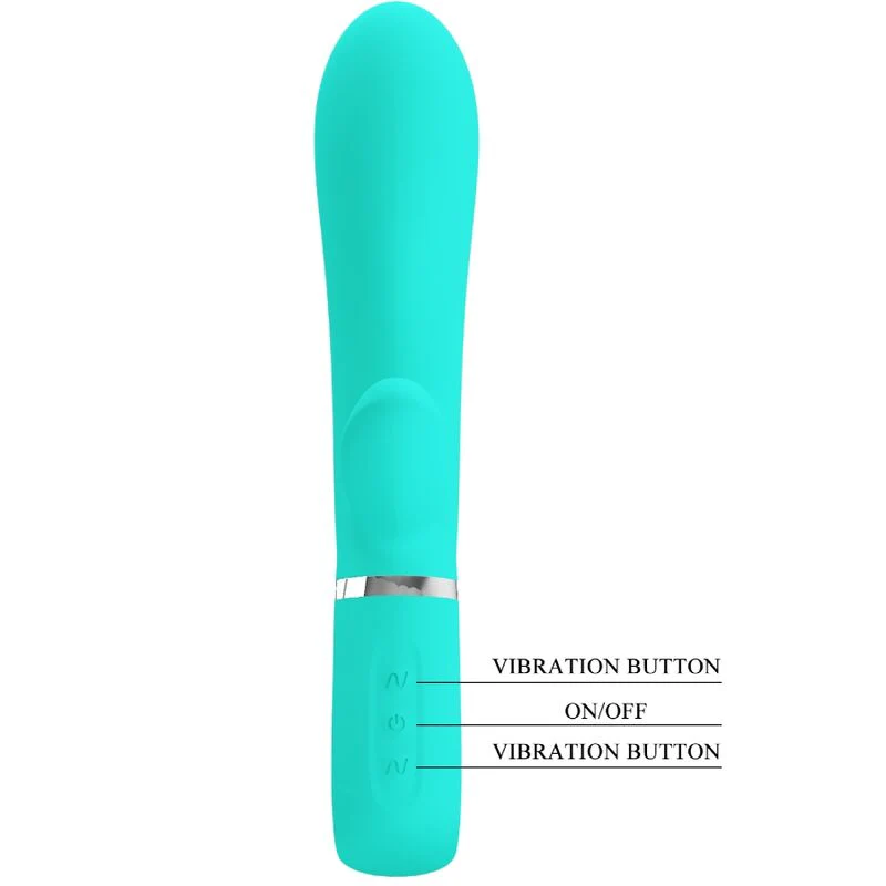 PRETTY LOVE - VIBRADOR MULTIFUNO G-SPOT THOMAS AQUA VERDE - Image 6