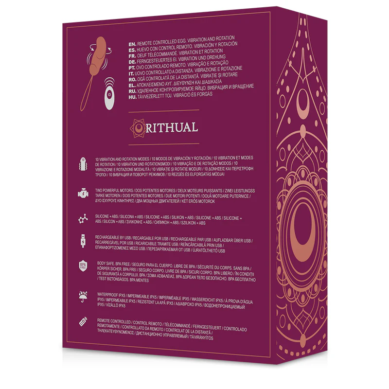 RITHUAL - ESHA OVO SISTEMA DE CONTROLE REMOTO ROTAO + VIBRAO - Image 7