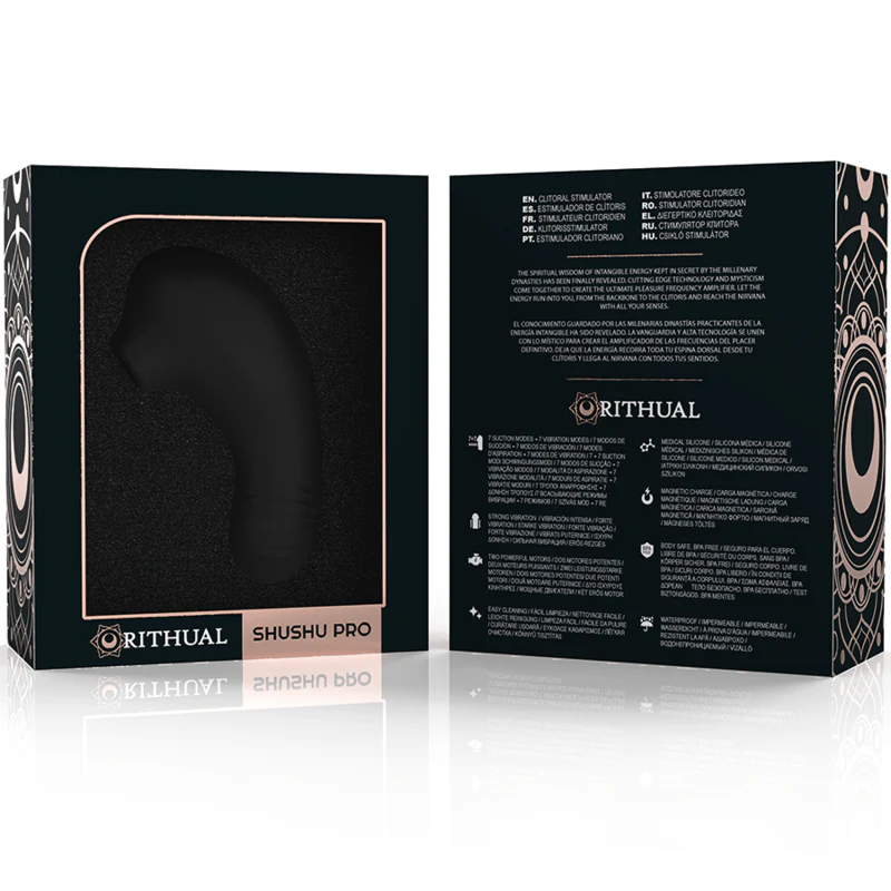 RITHUAL - ESTIMULADOR DE CLITÓRIS DE BOLSO SHUSHU PRO 2 PODEROSOS MOTORES A JATO - Image 7