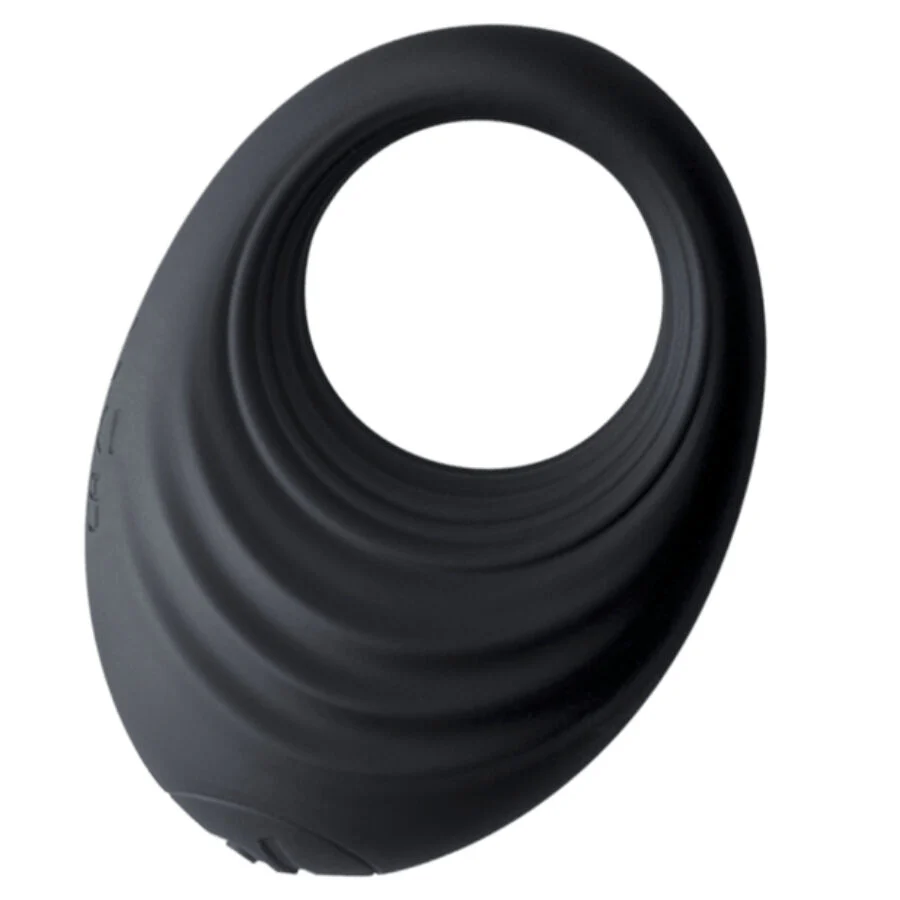 ROCKS-OFF - ANEL VIBRATÓRIO PARA PÊNIS PRETO SPIRE