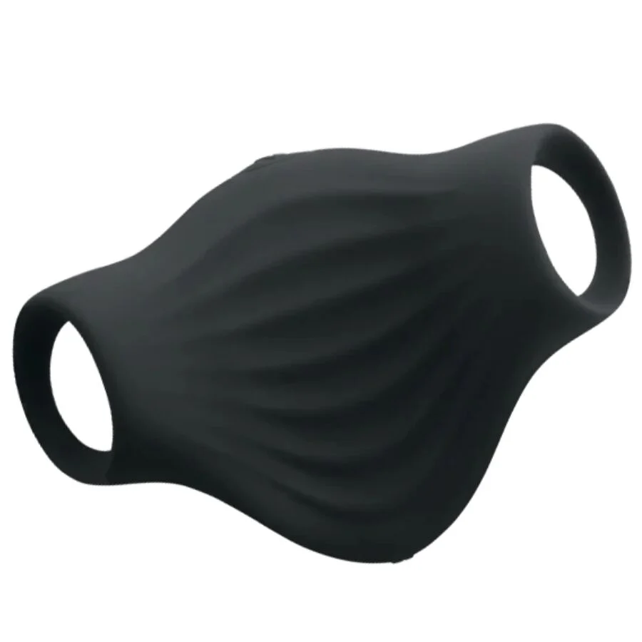 ROCKS-OFF - MASTURBADOR VIBRADOR FLEXÍVEL PALM BLACK - Image 2