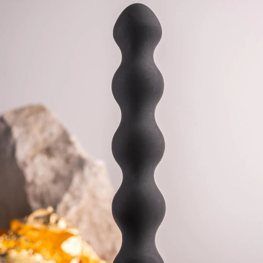 ROCKS-OFF - PETITE SENSATIONS PEARLS PLUG ANAL VIBRADOR PRETO - Image 4