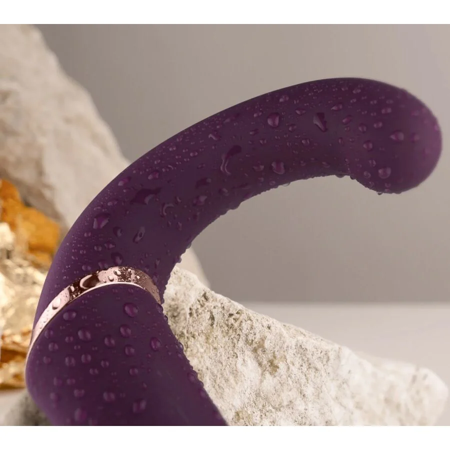 ROCKS-OFF - VIBRADOR DUPLO GEMINI ESTIMULADOR DE CLITÓRIS PONTO G ROXO - Image 6
