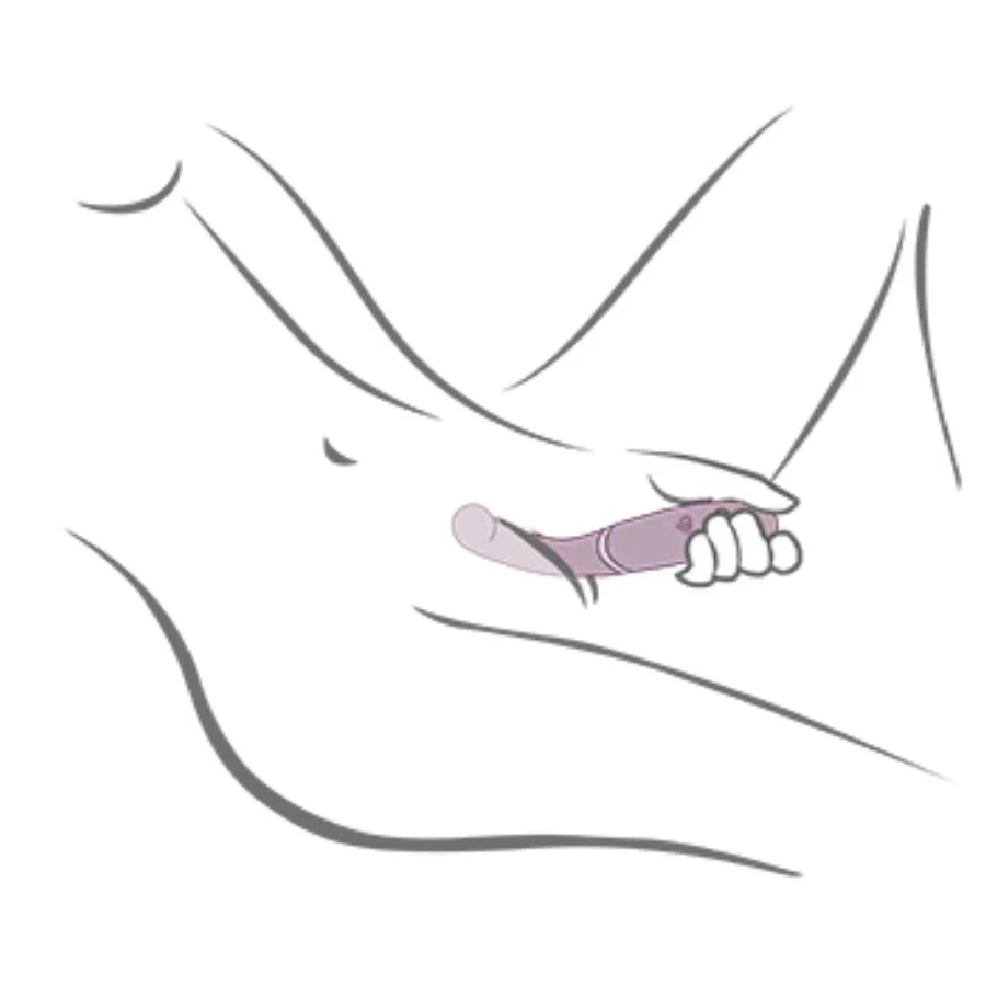 ROCKS-OFF - VIBRADOR DUPLO GEMINI ESTIMULADOR DE CLITÓRIS PONTO G ROXO - Image 8
