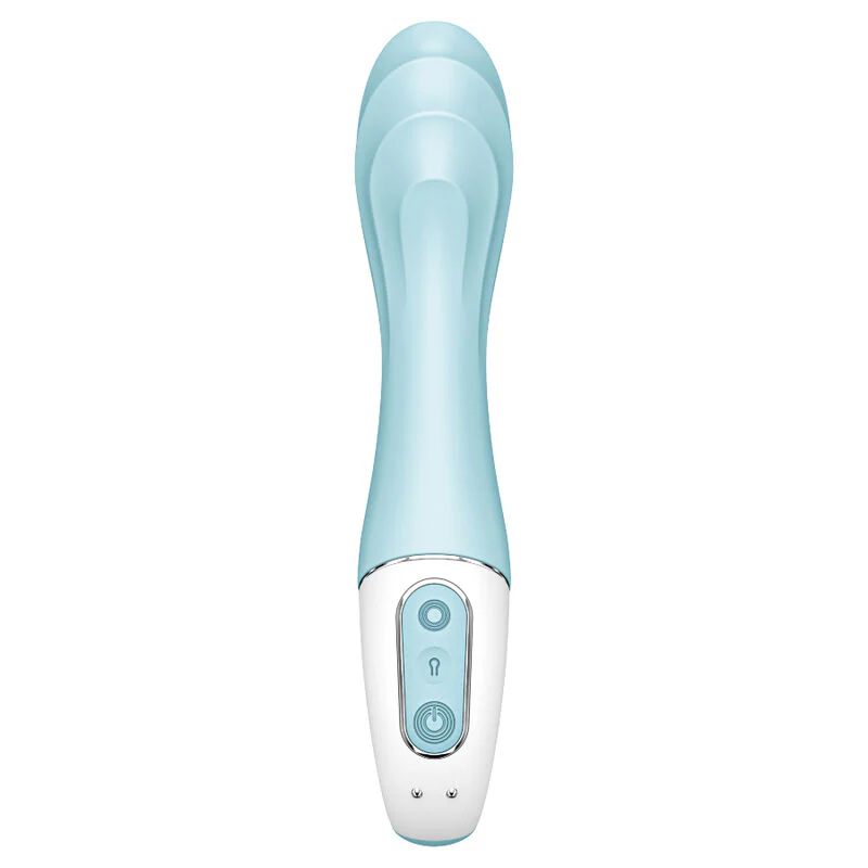 SATISFYER - AIR PUMP VIBRADOR 5+ APLICATIVO VIBRADOR INFLVEL G-SPOT AZUL - Image 3