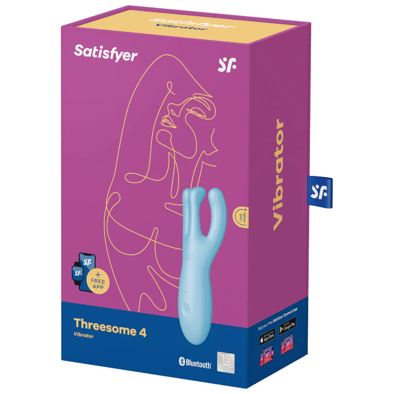 SATISFYER - APP VIBRADOR THREESOME 4 ROSA - Image 6