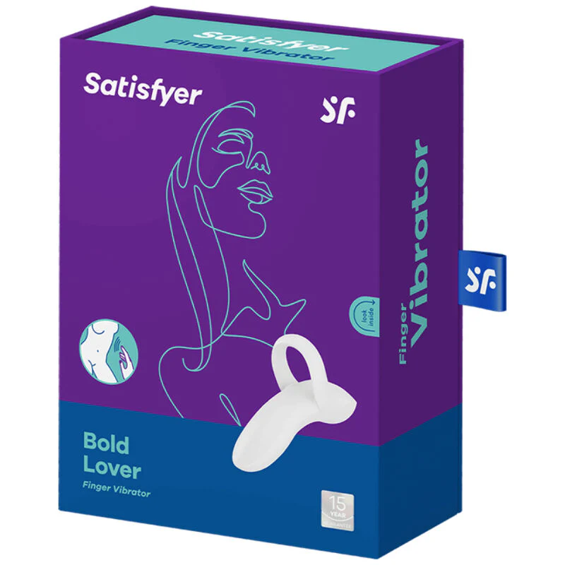 SATISFYER - BOLD LOVER DEDAL VIBRADOR BLANCO - Image 12