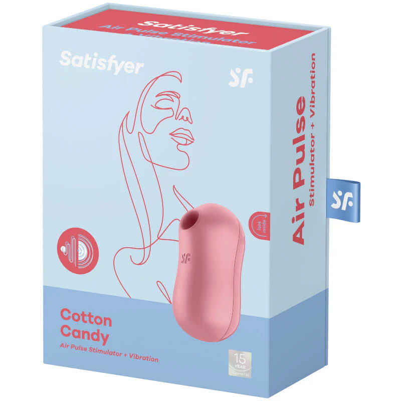SATISFYER - COTTON CANDY ESTIMULADOR Y VIBRADOR LILA - Image 4