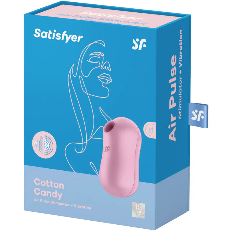 SATISFYER - COTTON CANDY ESTIMULADOR Y VIBRADOR LILA - Image 9