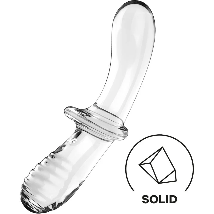 SATISFYER - DILDO DE CRISTAL DUPLO TRANSPARENTE - Image 11