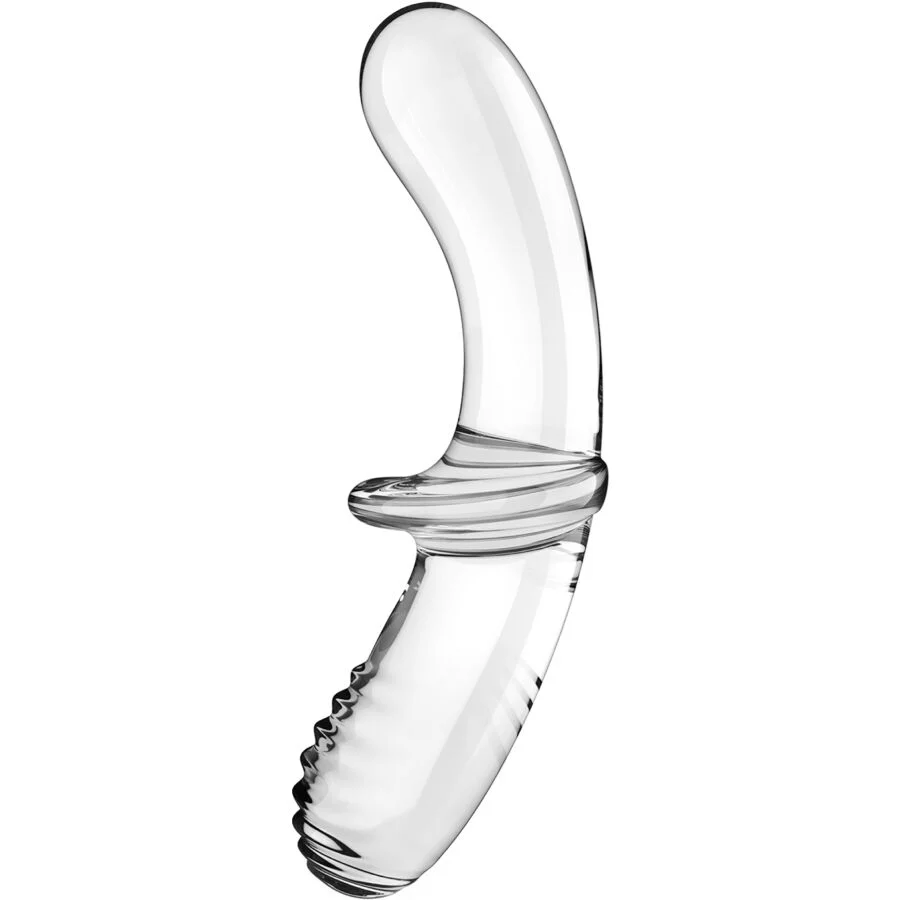 SATISFYER - DILDO DE CRISTAL DUPLO TRANSPARENTE - Image 12