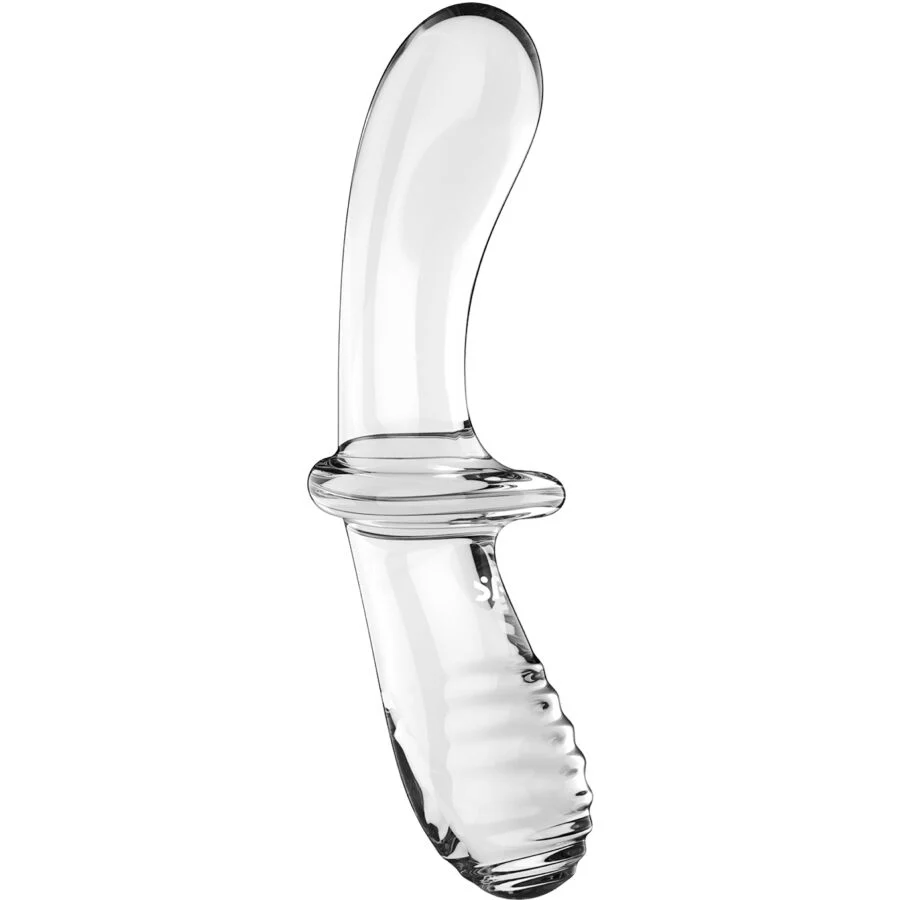 SATISFYER - DILDO DE CRISTAL DUPLO TRANSPARENTE - Image 13