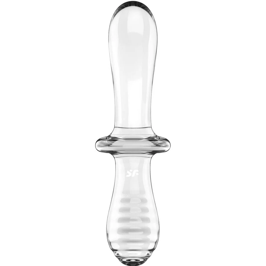 SATISFYER - DILDO DE CRISTAL DUPLO TRANSPARENTE - Image 14