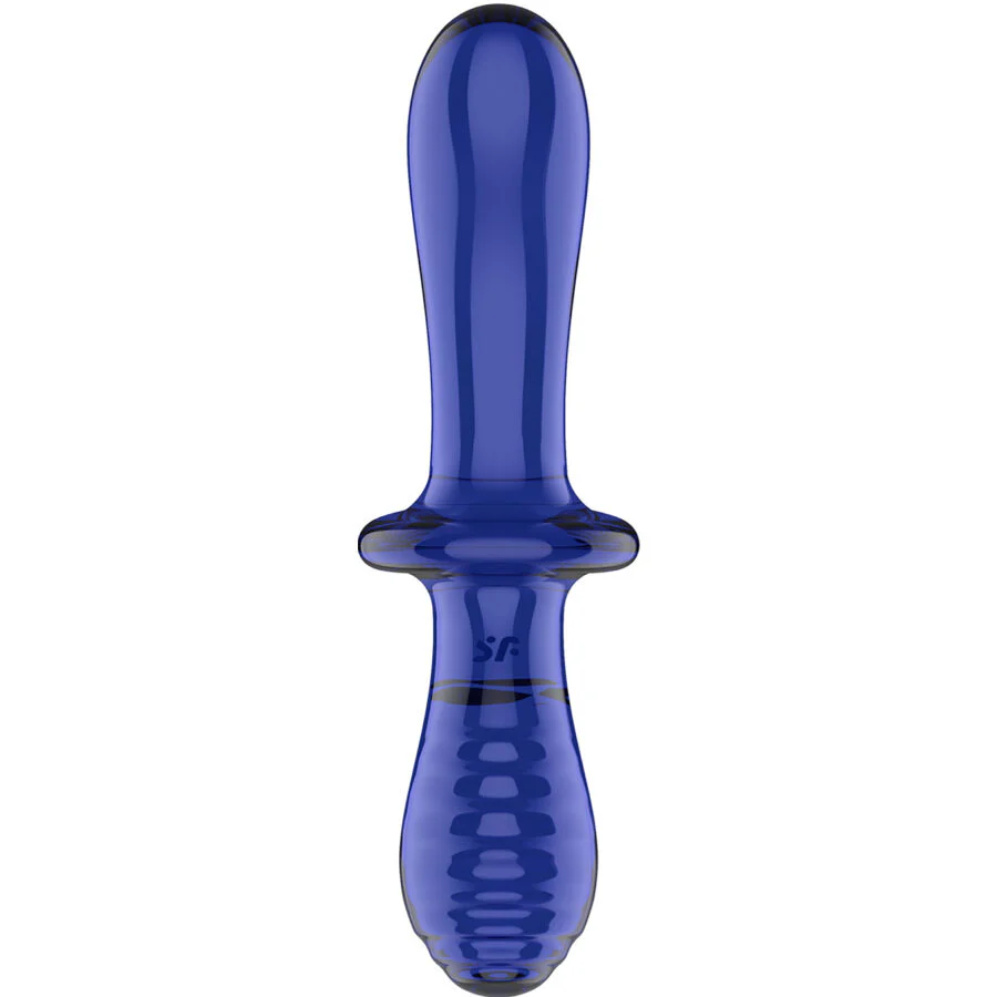 SATISFYER - DILDO DE CRISTAL DUPLO TRANSPARENTE - Image 6