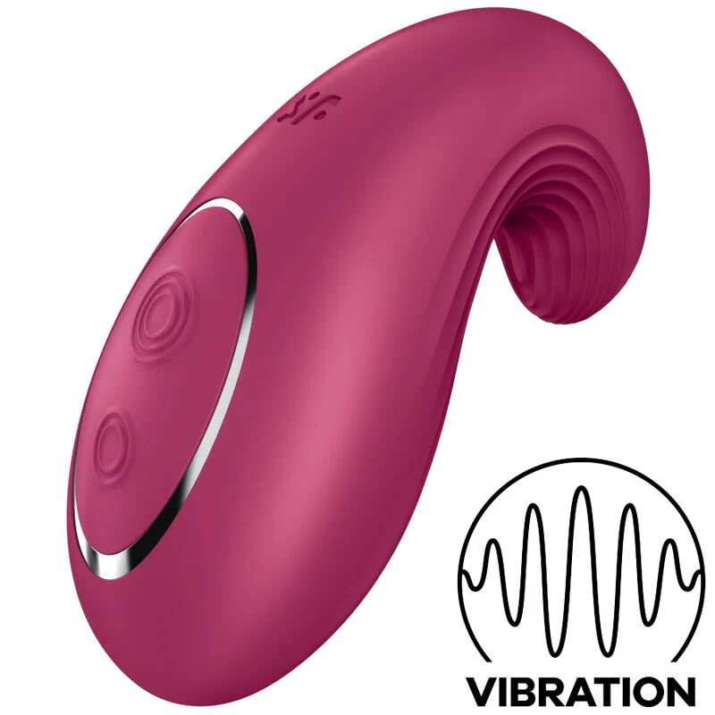 SATISFYER - DIPPING DELIGHT VIBRADOR LAY-ON AZUL - Image 8