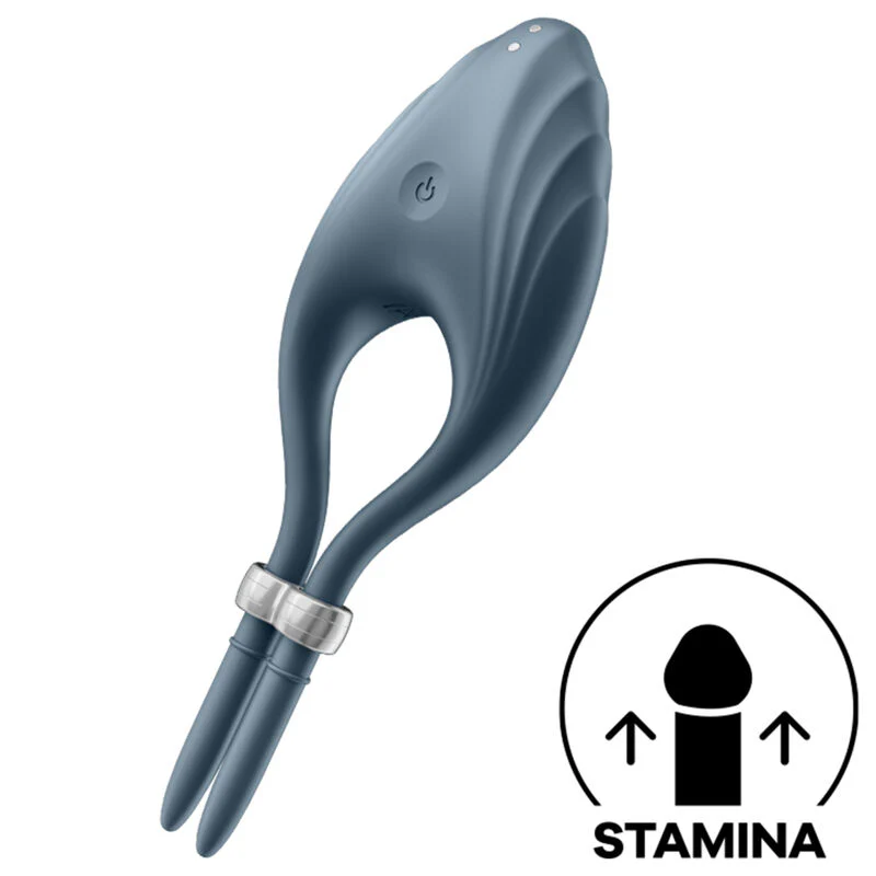 SATISFYER DUELIST ANILLO VIBRADOR - GRIS - Image 5