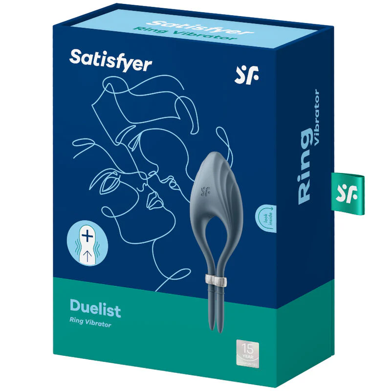 SATISFYER DUELIST ANILLO VIBRADOR - GRIS - Image 8