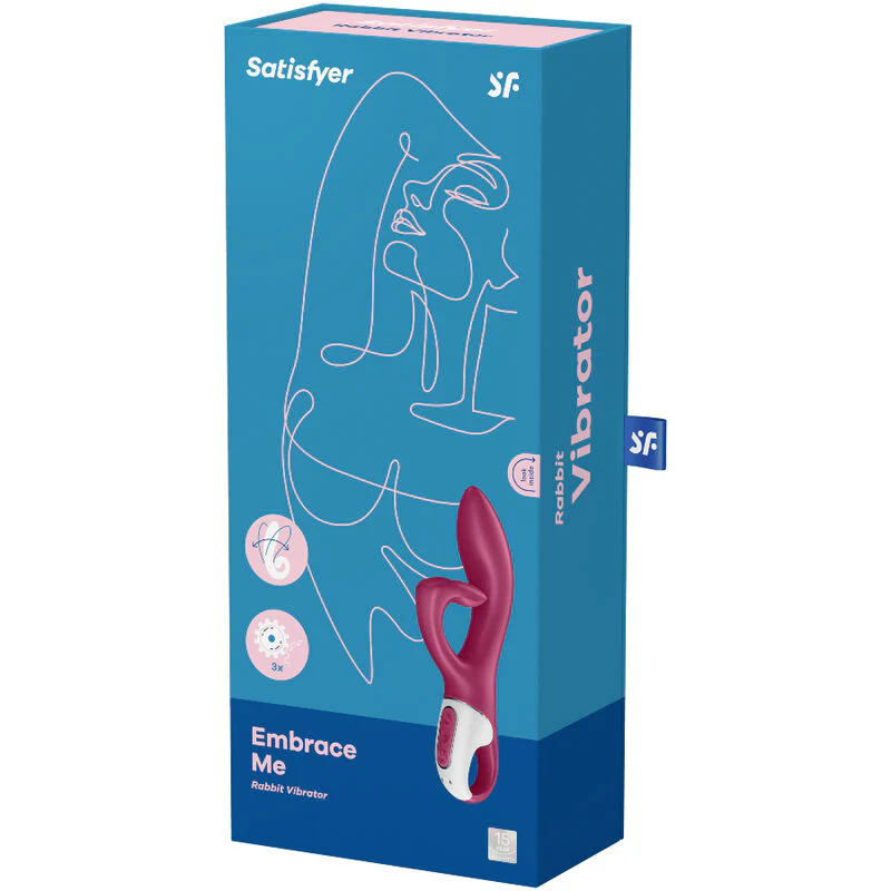 SATISFYER - EMBRACE ME VIBRADOR PUNTO G ROJO - Image 12