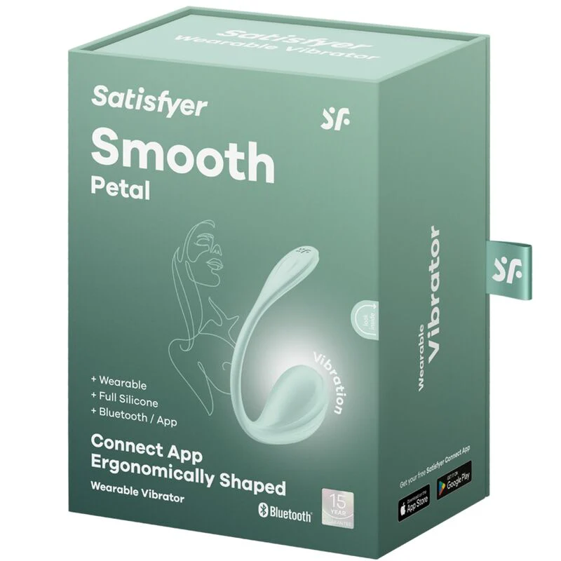 SATISFYER - ESTIMULADOR DE PÉTALA LISA G-POINT ÁGUA VERDE APLICATIVO GRATUITO - Image 6