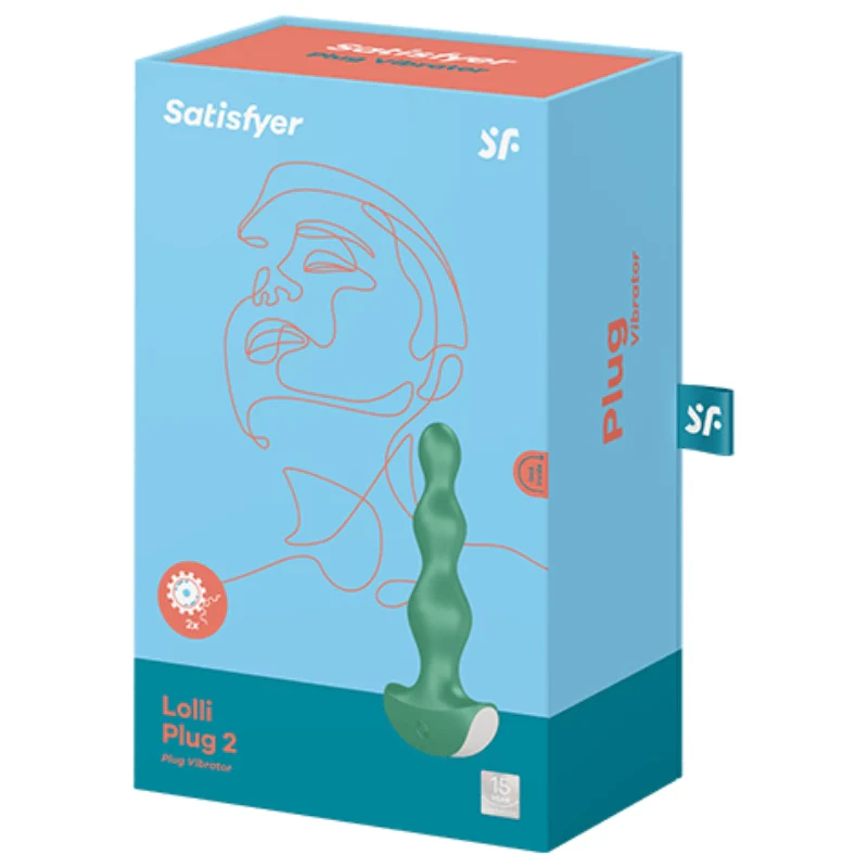 SATISFYER - LOLLI PLUG 2 PLUG VIBRATOR GRIS - Image 11