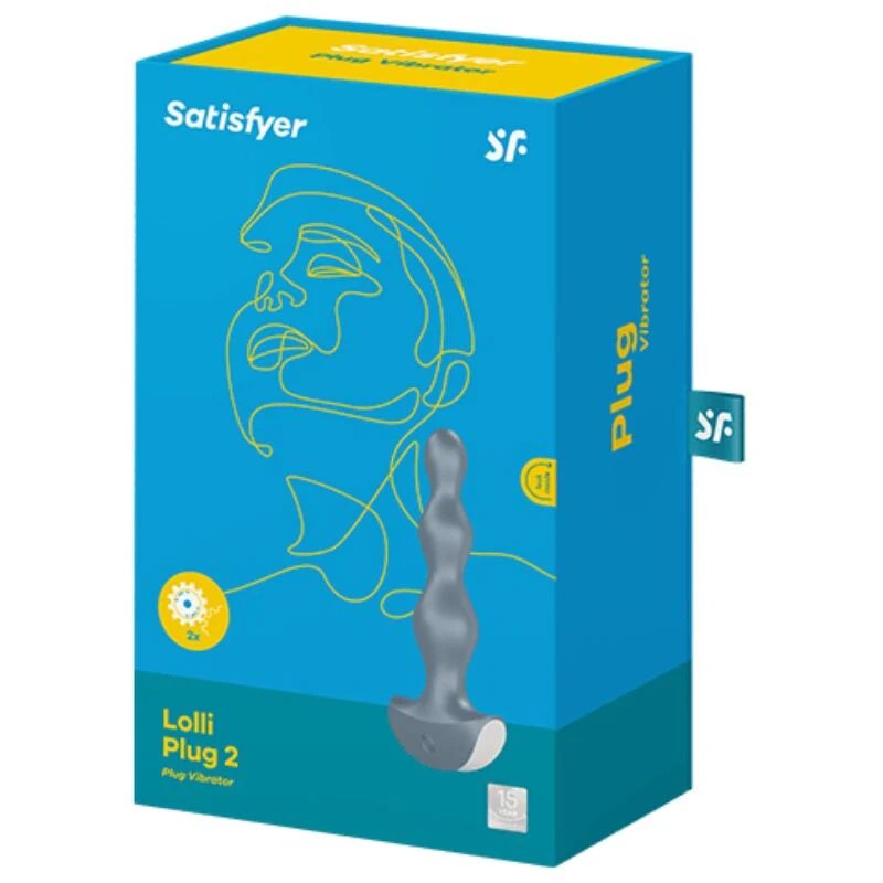 SATISFYER - LOLLI PLUG 2 PLUG VIBRATOR GRIS - Image 7