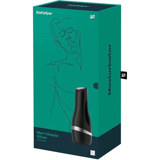 SATISFYER - MASTURBADOR MEN CLASSIC NEGRO - Image 6