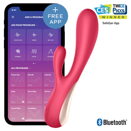 SATISFYER MONO FLEX ROSA CON APP - Image 9