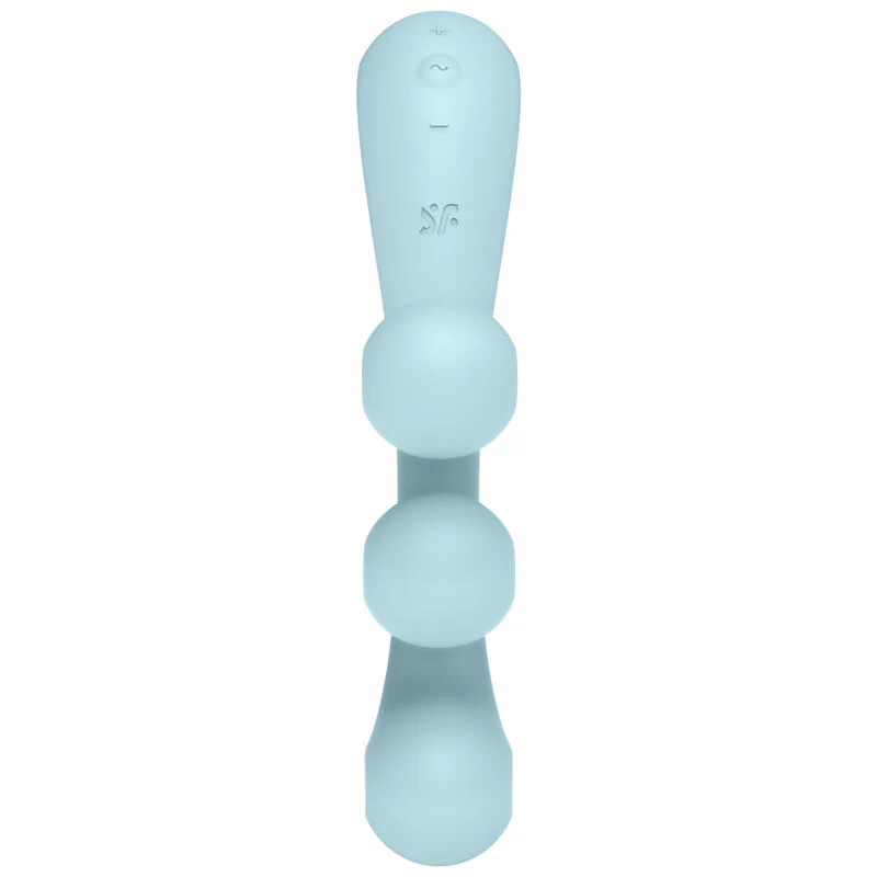 SATISFYER - MULTI VIBRADOR TRI BALL 2 AZUL - Image 3