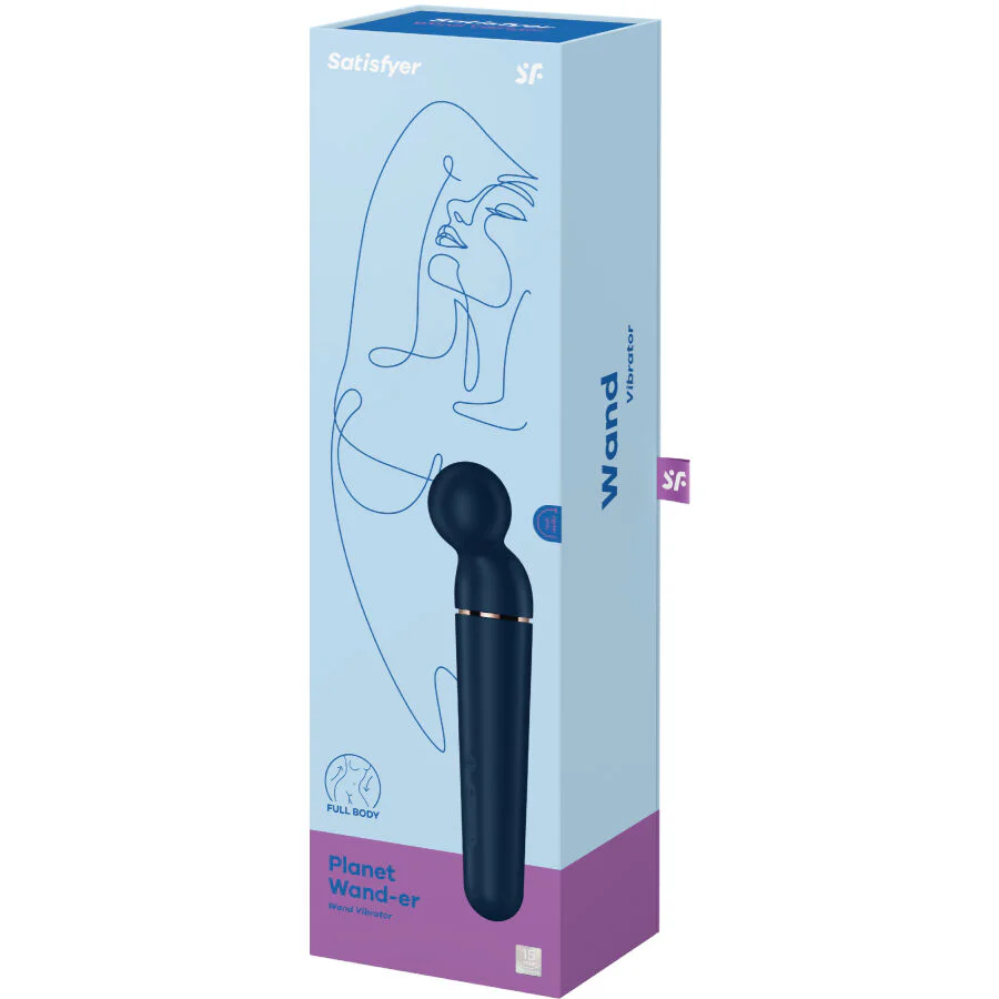 SATISFYER - PLANETA WAND-ER VIBRADOR MASSAGER BERRY - Image 30