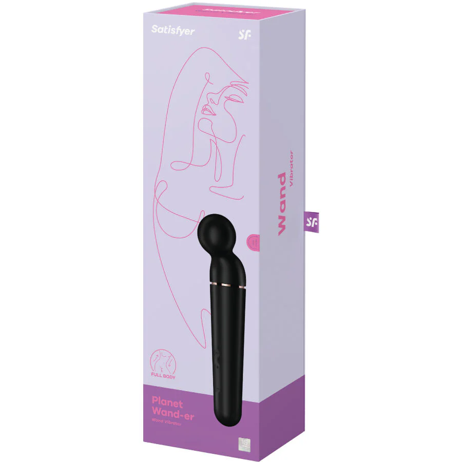 SATISFYER - PLANETA WAND-ER VIBRADOR MASSAGER BERRY - Image 8
