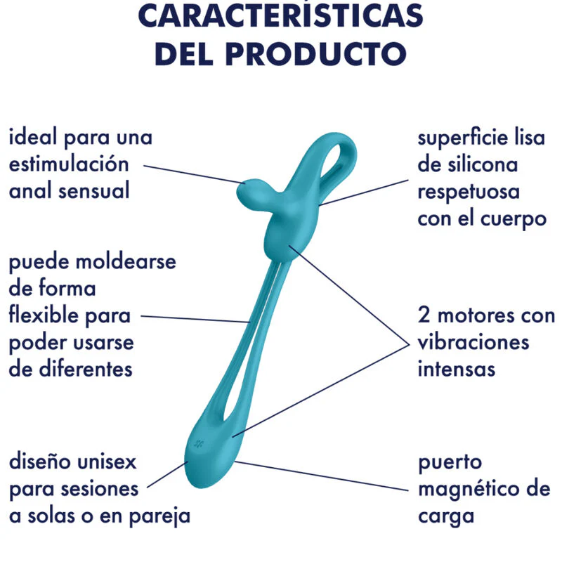 SATISFYER - PLUG & PLAY 1 MULTIVIBRADOR FLEXÍVEL - Image 5