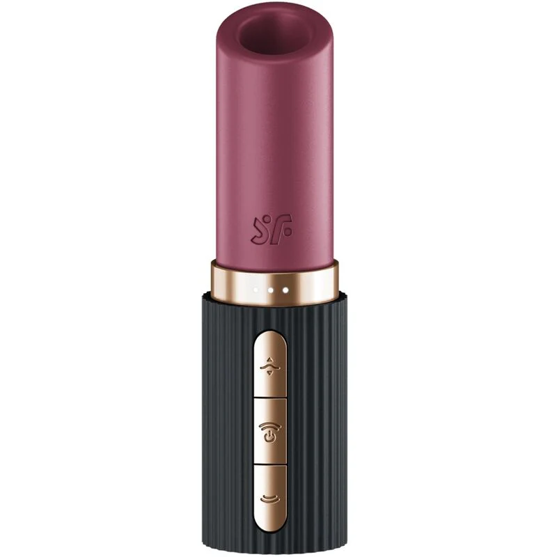 SATISFYER - PRO 2 KISS WAVE ESTIMULADOR DE CLITÓRIS GARNET / PRETO - Image 2