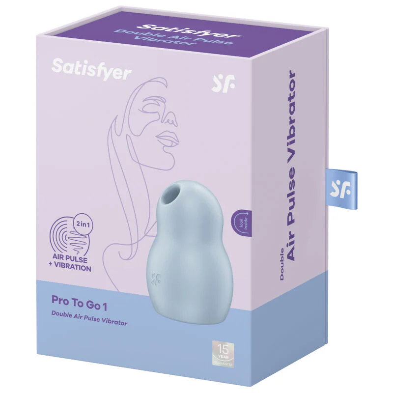 SATISFYER - PRO TO GO 1 ESTIMULADOR E VIBRADOR DE PULSO DE AR DUPLO VERMELHO - Image 22