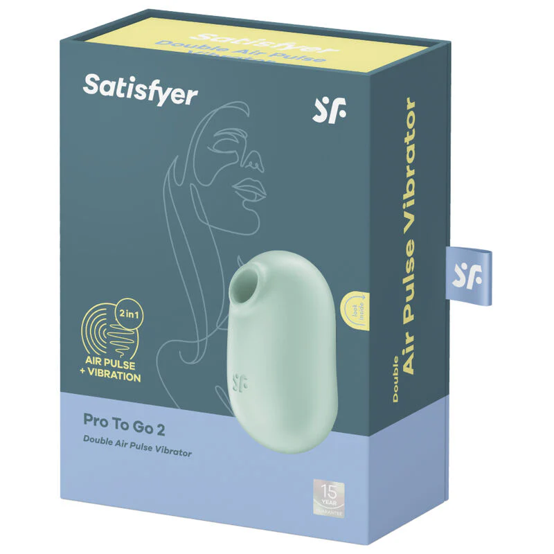 SATISFYER - PRO TO GO 2 ESTIMULADOR E VIBRADOR DE PULSO DE AR DUPLO VIOLETA - Image 30