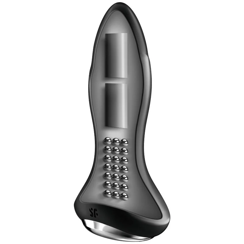 SATISFYER - ROTATOR PLUG 1+ PLUG VIBRADOR APP ROJO - Image 5