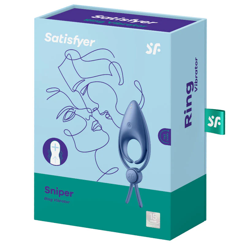 SATISFYER - SNIPER ANILLO VIBRADOR NEGRO - Image 9