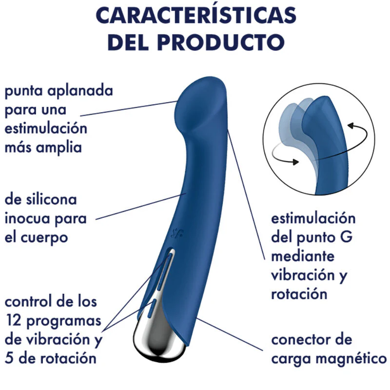 SATISFYER - SPINNING G-SPORT 1 VIBRADOR ROTADOR ROJO - Image 13