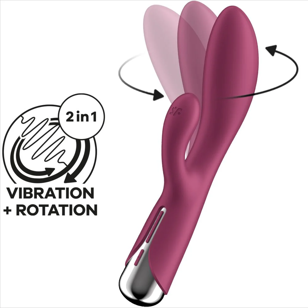 SATISFYER - SPINNING RABBIT 1 ESTIMULACION CLITORIS Y PUNTO G ROJO - Image 27