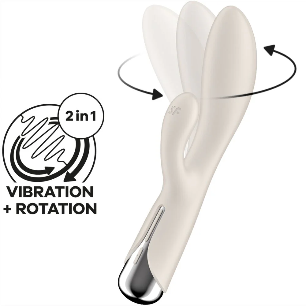 SATISFYER - SPINNING RABBIT 1 ESTIMULACION CLITORIS Y PUNTO G ROJO - Image 34
