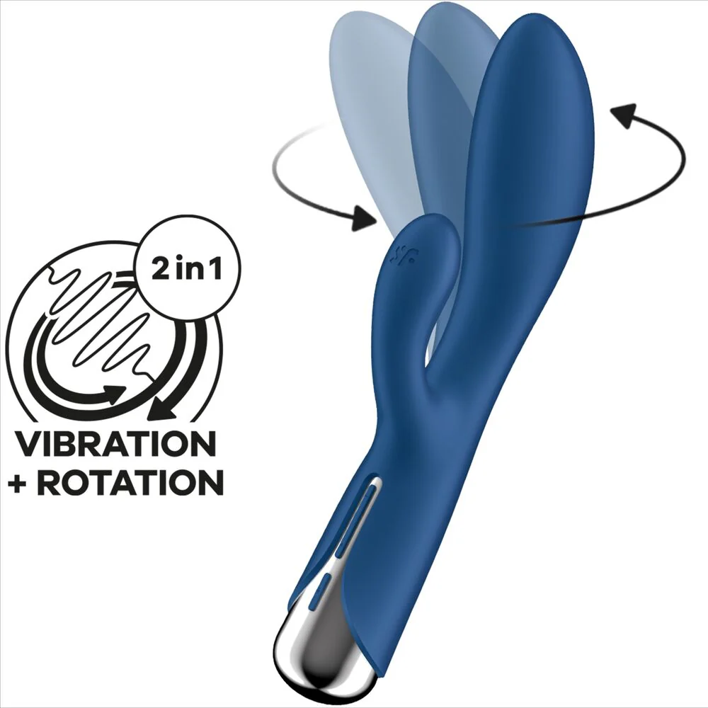 SATISFYER - SPINNING RABBIT 1 ESTIMULACION CLITORIS Y PUNTO G ROJO - Image 41