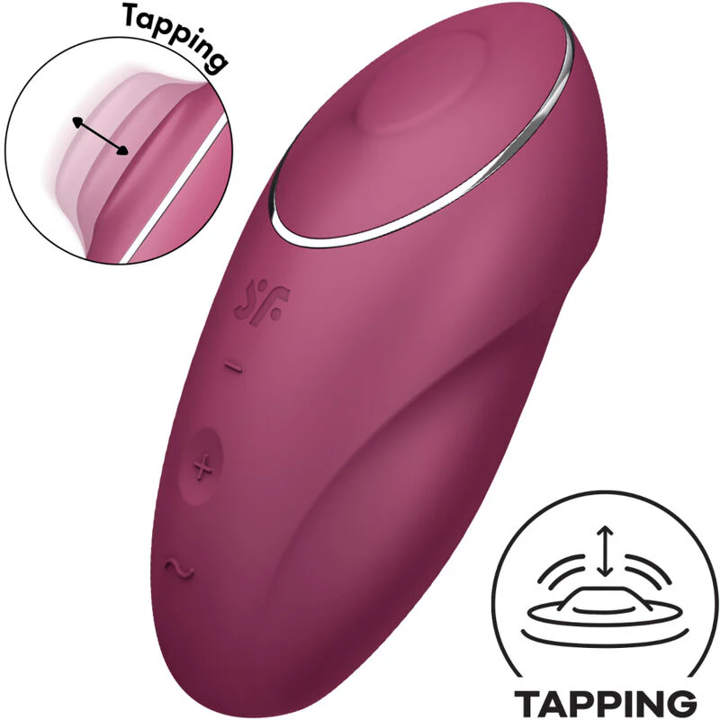 SATISFYER - TAP & CLIMAX 1 VIBRADOR LAY-ON ROJO - Image 22